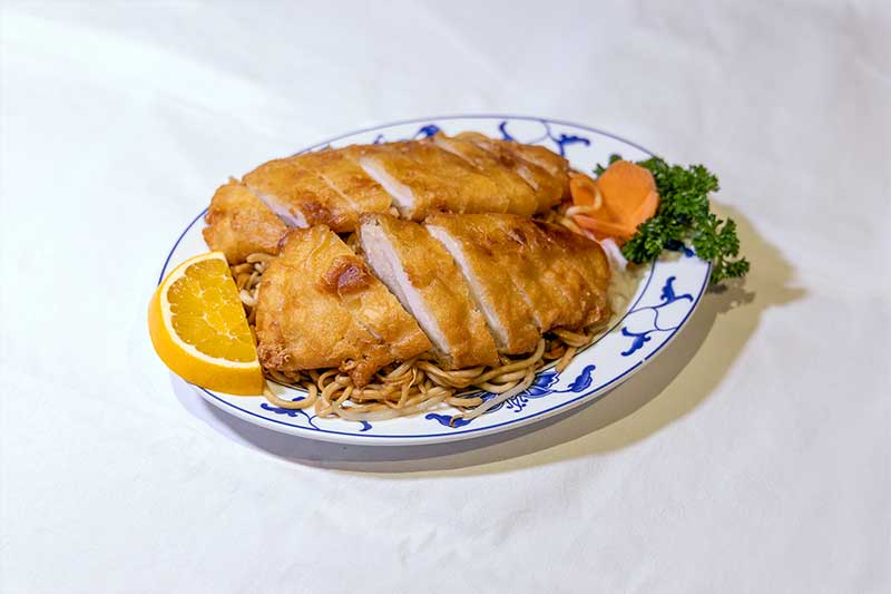 Gebackenes H&auml;hnchenfleisch