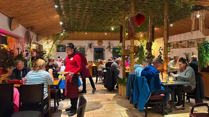 Gastraum des Restaurants